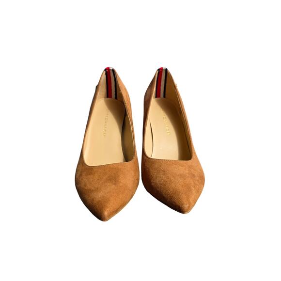 Tommy Hilfiger Abilene Pointed Toe High Heel Pumps Dark Natural Brown Size 8 M - Picture 4 of 7